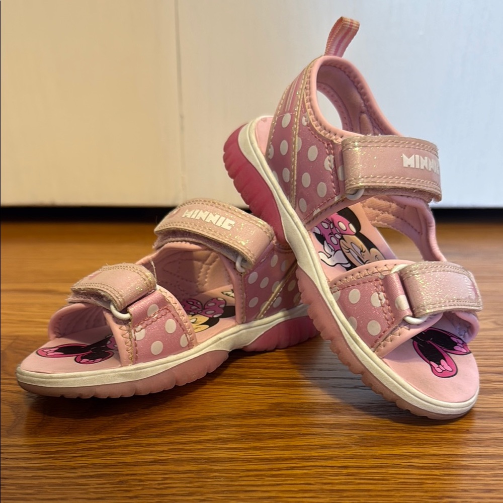 Disney Minnie Mouse Pink Kids Sandals